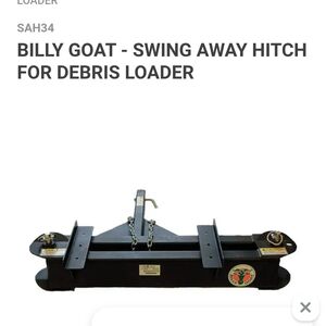 Billy Goat Swing Away Hitch for Debris Loader